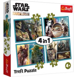 Puzzle Trefl 4 in 1, Lumea Mandalorianului