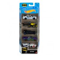 074299018060 Set masinute Hot Wheels, Batman, GTN43, 164 (5 modele)