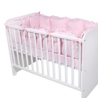 2083007 0005_001 3800151976127 Set protectii laterale pentru pat, Lorelli, 4 piese, 60 X 120 cm, Pink
