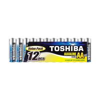 Set 12 baterii alcaline Toshiba R6 AA