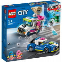 5702017161891 LEGO® City - Politia in urmarirea furgonetei cu inghetata (60314)