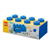 40061731_001w 5711938029517 Cutie depozitare Lego, cu 2 sertare si 8 pini, Albastru