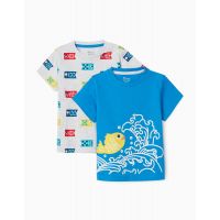 Set tricouri cu maneca scurta, Zippy, Fish 31039920003