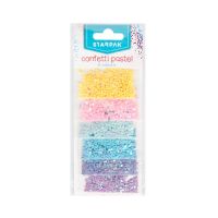 5908275138631 Confetti, Starpak, 6 culori pastel