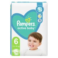 8001090949219 81757833_001w Scutece Active Baby 6 Extra Large, Pampers, 48 buc