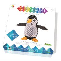 8032591787215 CREA7215_001w Joc 3D, Pinguin Origami, Creagami, 463 Piese