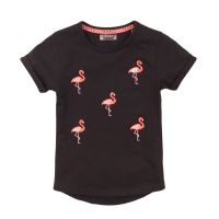 20211874 Tricou cu maneca scurta si imprimeu Dj Dutchjeans Flamingo E38091-45