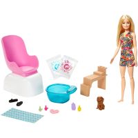 GHN07_001w Set de joaca Barbie, Salonul de manichiura