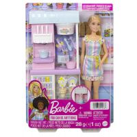HCN46_001w Set de joaca Barbie, Magazinul de inghetata