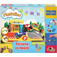 INT3480_001w Set de joaca Plastelino, Parcarea cu masini