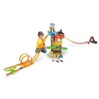 MAIS-12398_001w Set de joaca Parcare supraetajata cu 5 nivele Maisto Dinotropolis