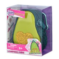 Mini ghiozdanel cu 6 surprize, Real Littles, Themed, S3, Verde