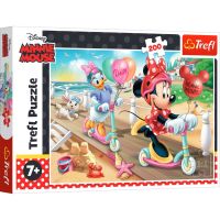 TF13262_001w 5900511132625 Puzzle Trefl 200 piese, Minnie la plaja, Minnie Mouse