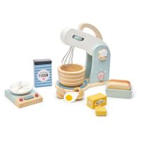 TL8227_001 Set de joaca, Robot de bucatarie din lemn, Mini Chef Home baking, Tender Leaf Toys, 27 piese
