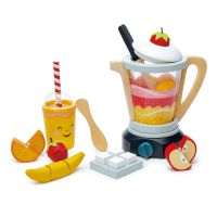 TL8229_001 Set de joaca, Blender din lemn, Fruity Blender, Tender Leaf Toys, 22 piese