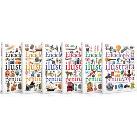 Editura Litera Set Enciclopedia Ilustrata Pentru Copii 6 Carti Noriel