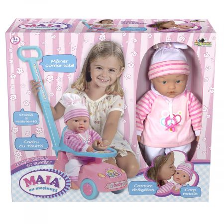 Papusa Maia Cu Masinuta Noriel