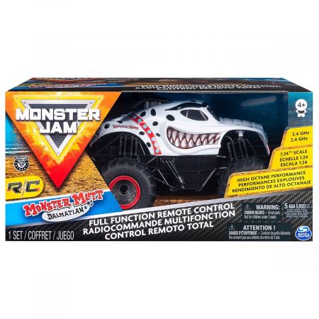 Masinuta Cu Telecomanda Monster Jam Mutt Dalmatian 1 24 Noriel