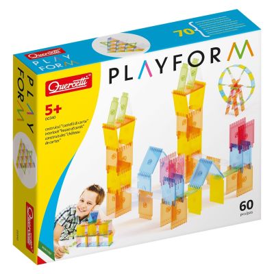 S03000340_001w 8007905003404 Set de constructie, Quercetti, Playform, 60 piese