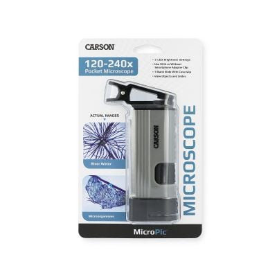 N00000036_001 046876000362 Microscop portabil cu adaptor pentru smartphone, Carson, marire 120 -240x, MicroPic