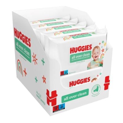 Servetele umede pentru bebelusi Huggies, All over clean, 56 x 10, 560 buc