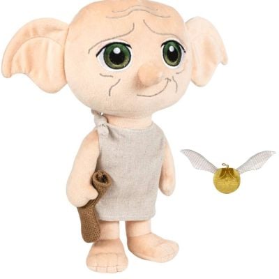 N01003404_001 0764333234043 Set 2 Jucarii de plus, Play by Play, Dobby 20 cm si Snitch cu sunete 8/25 cm, Harry Potter