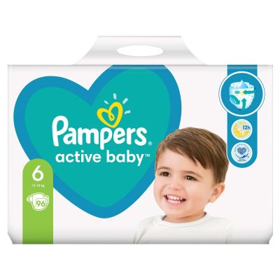 81747793_001w 8001090951892 Scutece Pampers, 6 Act Baby 13-18 kg, 96 buc