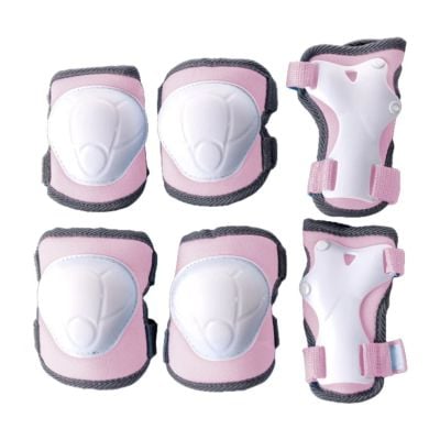 N00004596_001 0810012245968 Set 6 protectii sport, 3-5 ani, Yvolution, Pink