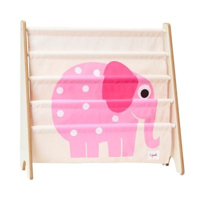 IRKELE_001 0812895000603 Raft organizator de carti pentru copii, 3 Sprouts, Elefant