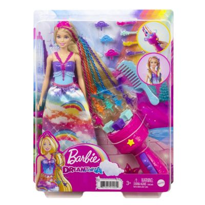 0887961914054 Papusa cu impletituri, Barbie Dreamtopia, fabuloase si accesorii