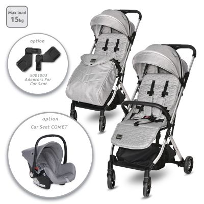 N01098927_001 3800151989271 Carucior pentru nou-nascut, tip troller, Lorelli Myla, Grey