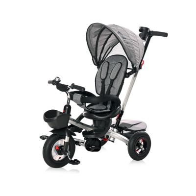 N01099235_001 3800151992356 Tricicleta pentru copii, Control Parental, 12-36 Luni, Lorelli Zippy Air, Graphite