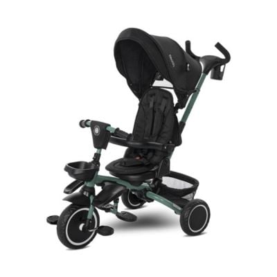 Tricicleta multifunctionala, pliabila, Lorelli Freccia, sezut rotativ 360 grade, Black and Green