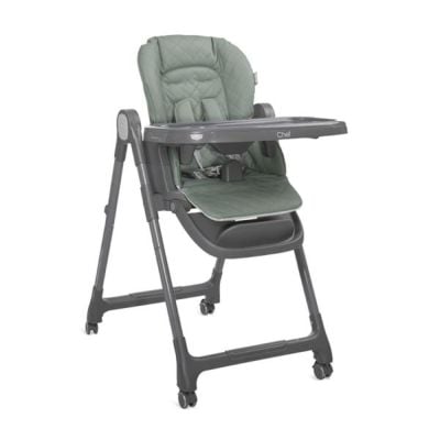 N00001644_001 3800166116440 Scaun de masa inalt, 3 in 1, Lorelli Chef, reglabil mutiple pozitii, Green Leather