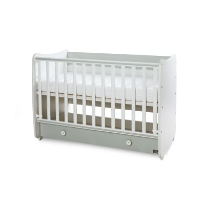 N00010473_001 3800166104737 Patut balansoar, transformabil, Lorelli Dream 60 x 120 cm, White Milky Green