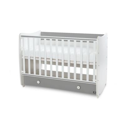 N00010474_001 3800166104744 Patut balansoar, transformabil, Lorelli Dream 60 x 120 cm, White Stone Grey