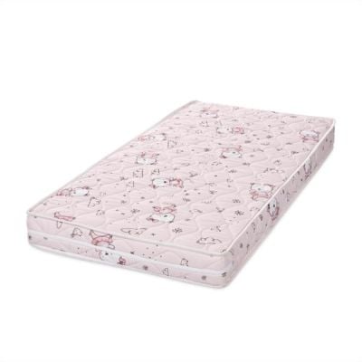 N00001170_001 3800166111704 Saltea pat, spuma elastica, Lorelli Relax, 60 x 120 x 10 cm, Pink Ballerina Bear