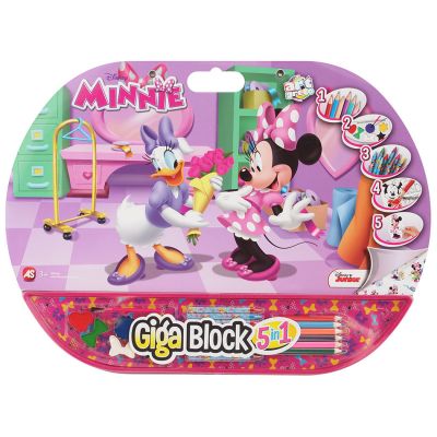 1023-62712_001w 5203068627126 Set desen si accesorii Disney Minnie Giga Block 5 in 1