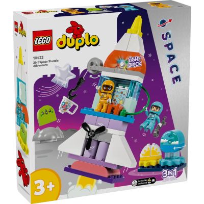 N00010422_001w 5702017583778 LEGO® Duplo - Aventura cu naveta spatiala 3 in 1 (10422)