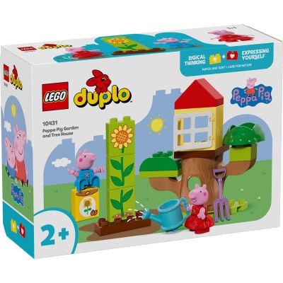 N00010431_001w 5702017583068 LEGO® Duplo - Gradina si casa din copac a purcelusei Peppa (10431)