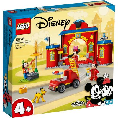 LG10776_001w LEGO® Mickey And Friends - Statia si camionul de pompieri ale lui Mickey si prietenii sai (10776)