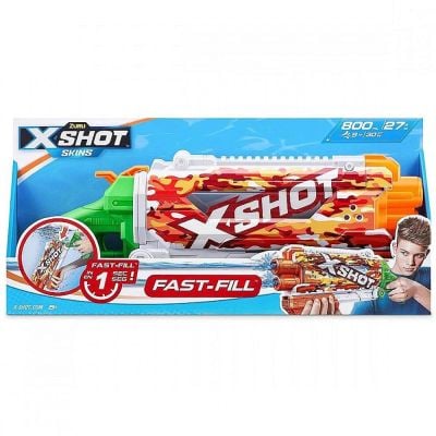 S00004584_002w 193052044211 Pistol cu apa cu incarcare rapida, X-Shot, Pump Action, Sun Camo