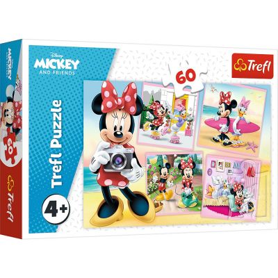 TF17360_001w 5900511173604 Puzzle 60 piese, Trefl, Minunata Minnie Mouse