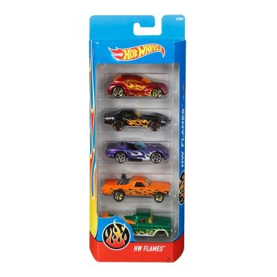 1806_2018_002w Set masinute Hot Wheels, Flames, DJD22, (5 modele)