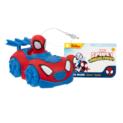 Vehicul cu figurina, Spidey Amazing Friends, Web Racers