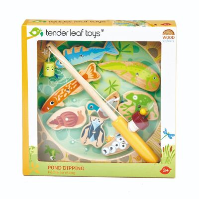 191856083481 TL8348_001 Pescarul din lemn cu magneti, Tender Leaf Toys, 10 piese