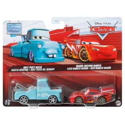 DXV99_2018_035w 194735112944 Set masinute Disney Cars 3, Dirft Party Mater si Dragon McQueen, 1:55, HLH69