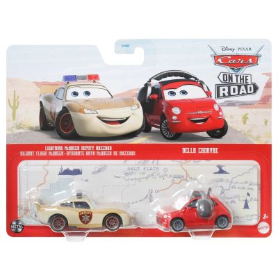 DXV99_2018_037w 194735113033 Set masinute Disney Cars 3, Deputy McQueen si Bella Cadavre, 1:55, HLH70