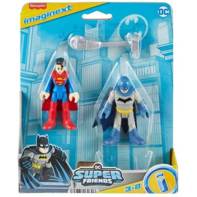 T000M5645_005w 194735130306 Set 2 figurine, Imaginext, DC Super Friends, Batman si Supergirl, HML09