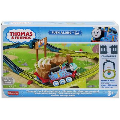 HGY82_011w 194735163304 Set de joaca Thomas and Friends, Trenulet cu circuit, Thomas Dockside Delivery, HPM64